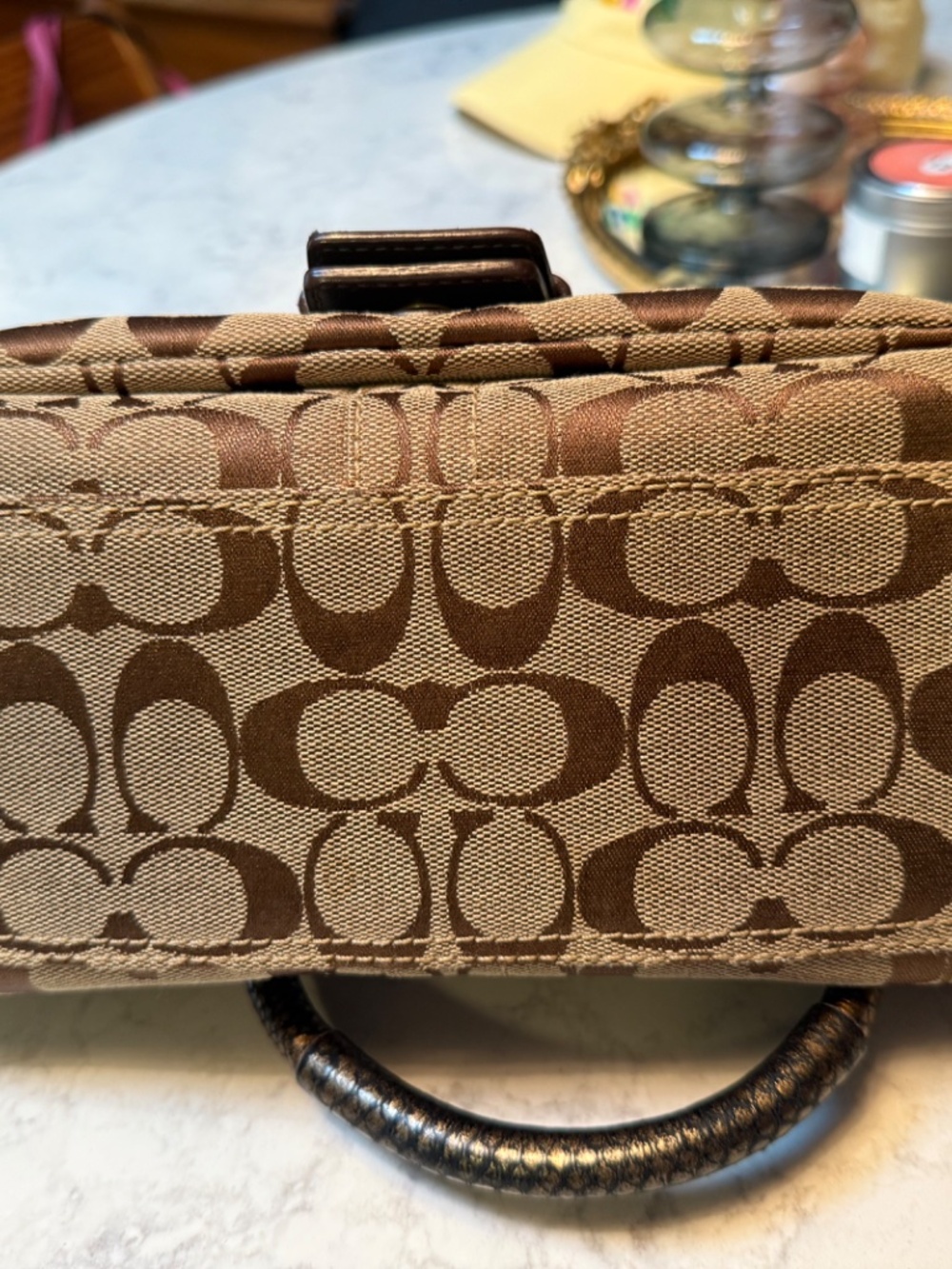 Vintage Coach Signature Soho Satchel - Picture 7 of 7